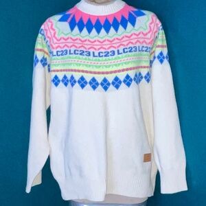 LC23 Norwegian Wool Blend Sweater-Made in Italy